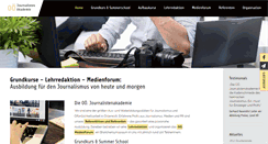 Desktop Screenshot of journalistenakademie.at